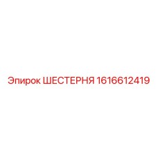 1616612419 ШЕСТЕРНЯ Epiroc