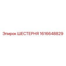 1616648829 ШЕСТЕРНЯ Epiroc