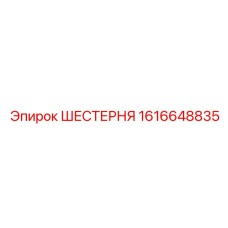 1616648835 ШЕСТЕРНЯ Epiroc