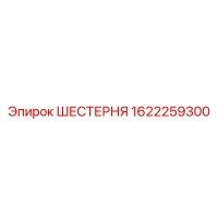 1622259300 ШЕСТЕРНЯ Epiroc