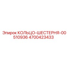 4700423433 КОЛЬЦО-ШЕСТЕРНЯ-00510936 Epiroc
