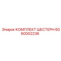 6060002236 КОМПЛЕКТ ШЕСТЕРН Epiroc