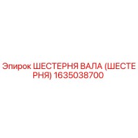 1635038700 ШЕСТЕРНЯ ВАЛА (ШЕСТЕРНЯ) Epiroc