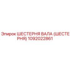 1092022861 ШЕСТЕРНЯ ВАЛА (ШЕСТЕРНЯ) Epiroc