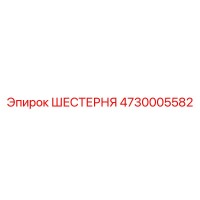 4730005582 ШЕСТЕРНЯ Эпирок