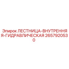 2657920530 ЛЕСТНИЦА-ВНУТРЕННЯЯ-ГИДРАВЛИЧЕСКАЯ (Epiroc)