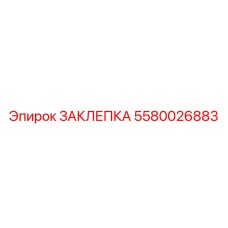 5580026883 ЗАКЛЕПКА Epiroc