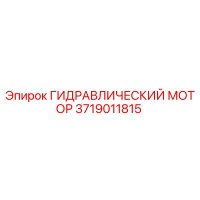 3719011815 ГИДРАВЛИЧЕСКИЙ МОТОР Epiroc