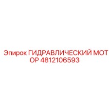 4812106593 ГИДРАВЛИЧЕСКИЙ МОТОР Epiroc
