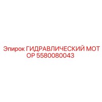 5580080043 ГИДРАВЛИЧЕСКИЙ МОТОР Epiroc