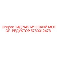 5730012473 ГИДРАВЛИЧЕСКИЙ МОТОР-РЕДУКТОР Epiroc