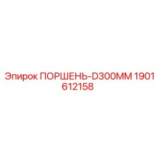 1901612158 ПОРШЕНЬ-D300MM Epiroc