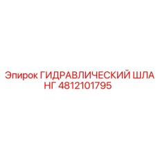 4812101795 ГИДРАВЛИЧЕСКИЙ ШЛАНГ Epiroc