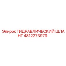 4812273979 ГИДРАВЛИЧЕСКИЙ ШЛАНГ Epiroc