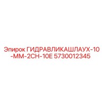 5730012345 ГИДРАВЛИКАШЛАУХ-10-ММ-2СН-10Е Epiroc