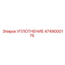 4749000175 УПЛОТНЕНИЕ Epiroc