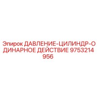 9753214956 ДАВЛЕНИЕ-ЦИЛИНДР-ОДИНАРНОЕ ДЕЙСТВИЕ Epiroc