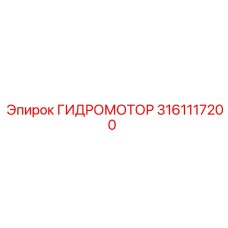 3161117200 ГИДРОМОТОР Epiroc