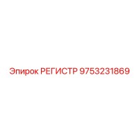 9753231869 РЕГИСТР Epiroc