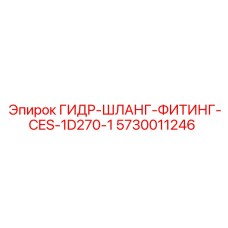 5730011246 ГИДР-ШЛАНГ-ФИТИНГ-CES-1D270-1 Epiroc