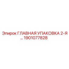 1901077828 ГЛАВНАЯ УПАКОВКА 2-Я Epiroc