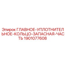 1901077608 ГЛАВНОЕ УПЛОТНИТЕЛЬНОЕ КОЛЬЦО ЗАПАСНАЯ ЧАСТЬ Epiroc