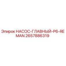 2657886319 НАСОС-ГЛАВНЫЙ-P6-REMAN Epiroc