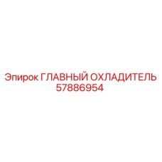 57886954 ГЛАВНЫЙ ОХЛАДИТЕЛЬ Epiroc