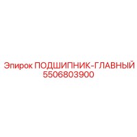 5506803900 ПОДШИПНИК-ГЛАВНЫЙ Epiroc