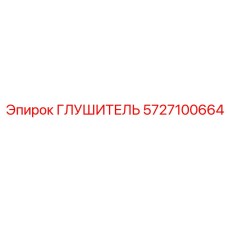 5727100664 ГЛУШИТЕЛЬ Эпирок