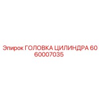 6060007035 ГОЛОВКА ЦИЛИНДРА Epiroc