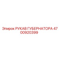 4700920399 РУКАВ ГУБЕРНАТОРА Epiroc