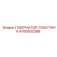 4700920398 ГУБЕРНАТОР-ПЛАСТИНА Epiroc