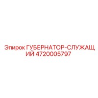 4720005797 ГУБЕРНАТОР-СЛУЖАЩИЙ Epiroc