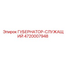 4720007948 ГУБЕРНАТОР-СЛУЖАЩИЙ Epiroc