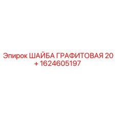 1624605197 ШАЙБА ГРАФИТОВАЯ 20+ Epiroc