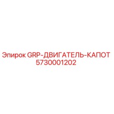 5730001202 GRP-ДВИГАТЕЛЬ-КАПОТ Epiroc
