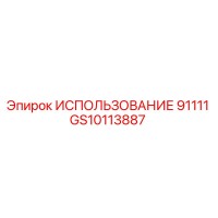 GS10113887 ИСПОЛЬЗОВАНИЕ 91111 Epiroc