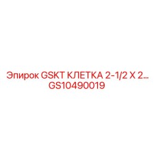 GS10490019 GSKT КЛЕТКA 2-1/2 X 2… Epiroc