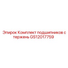 Подшипниковый комплект стержня GS12017759 Epiroc