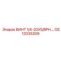 GS12035309 ВИНТ 1/4-20X5/8PH... - Epiroc