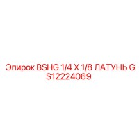 GS12224069 BSHG 1/4 X 1/8 ЛАТУНЬ Epiroc