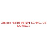 GS12265674 НИПЛ 1/8 NPT SCH40 Epiroc