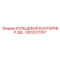 GS12317767 КОЛЬЦЕВОЙ КОНТЕЙНЕР 3/8… Epiroc