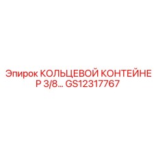 GS12317767 КОЛЬЦЕВОЙ КОНТЕЙНЕР 3/8… Epiroc