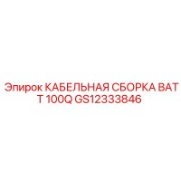 GS12333846 КАБЕЛЬНАЯ СБОРКА BATT 100Q Epiroc