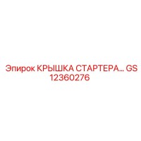 GS12360276 Крышка стартера Epiroc