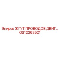 GS12363521 ЖГУТ ПРОВОДОВ ДВИГ Epiroc