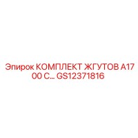 GS12371816 КОМПЛЕКТ ЖГУТОВ A1700 C Epiroc