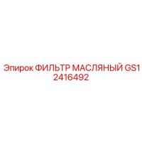 GS12416492 ФИЛЬТР МАСЛЯНЫЙ Epiroc